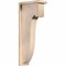 Ekena Millwork Del Monte Smooth Corbel w/Backplate, Douglas Fir, 5 1/2"W x 12"D x 28"H COR06X12X28DEL01SDF - alternate 1